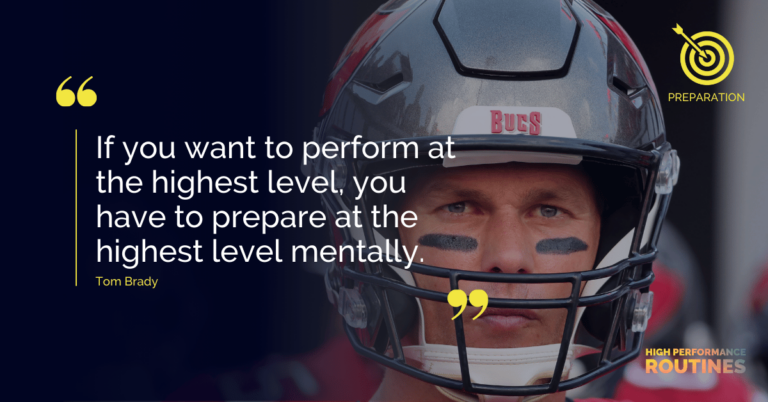 Tom Brady prep quote
